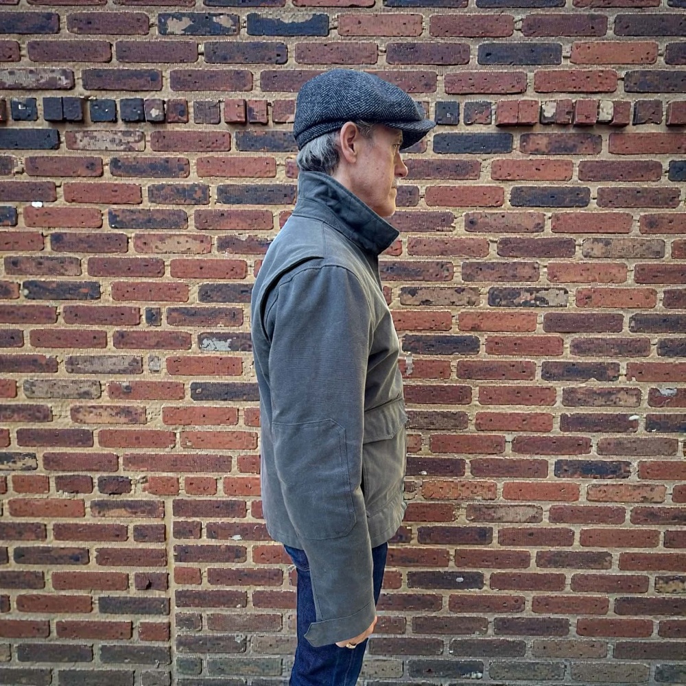 SOLD - Iron & Resin Navigator Jacket Waxed Canvas 1st Generation Charcoal Grey - Picture 4 of 12